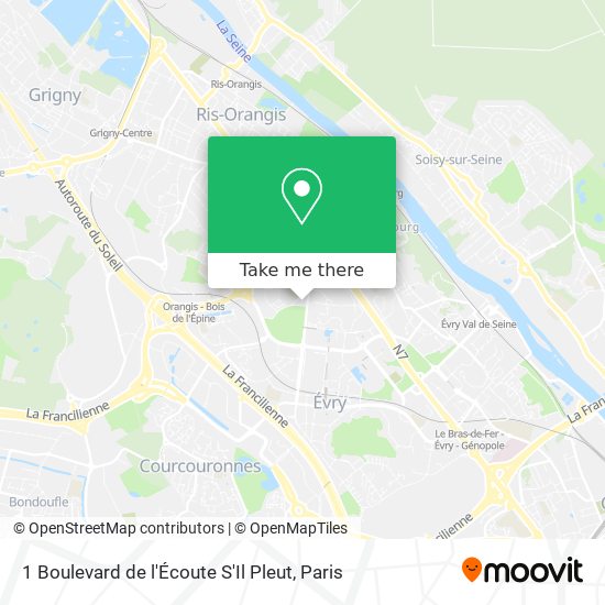 1 Boulevard de l'Écoute S'Il Pleut map