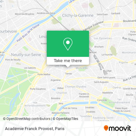 Académie Franck Provost map