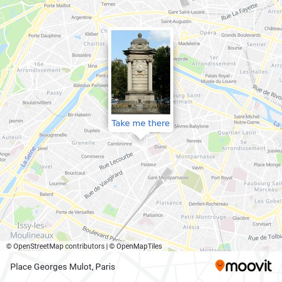 Place Georges Mulot map