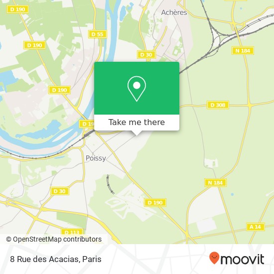 8 Rue des Acacias map