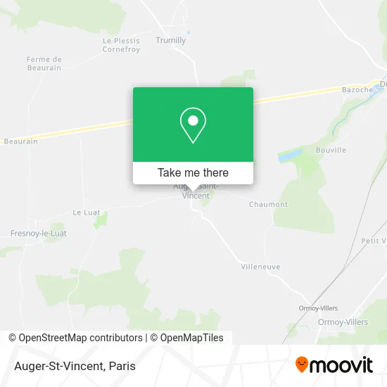 Auger-St-Vincent map
