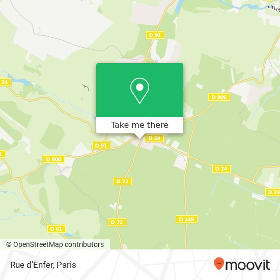 Rue d'Enfer map