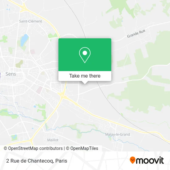 2 Rue de Chantecoq map