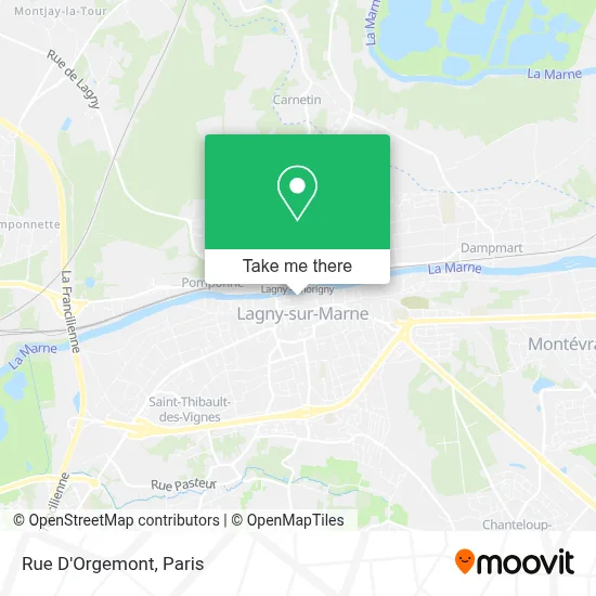 Rue D'Orgemont map