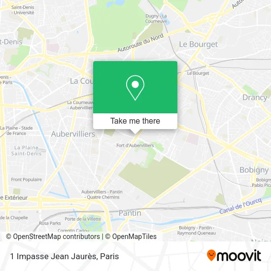 1 Impasse Jean Jaurès map