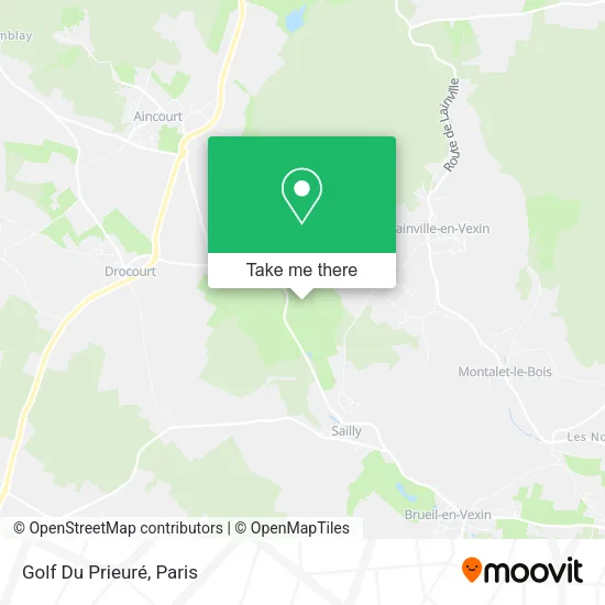 Golf Du Prieuré map