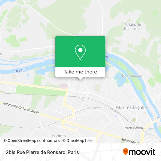 2bis Rue Pierre de Ronsard map