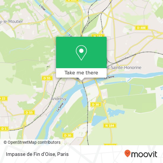 Impasse de Fin d'Oise map