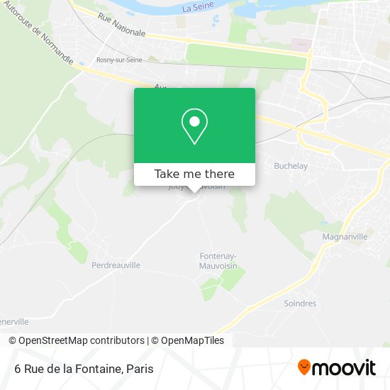 Mapa 6 Rue de la Fontaine