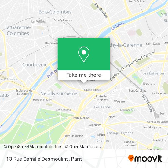 13 Rue Camille Desmoulins map