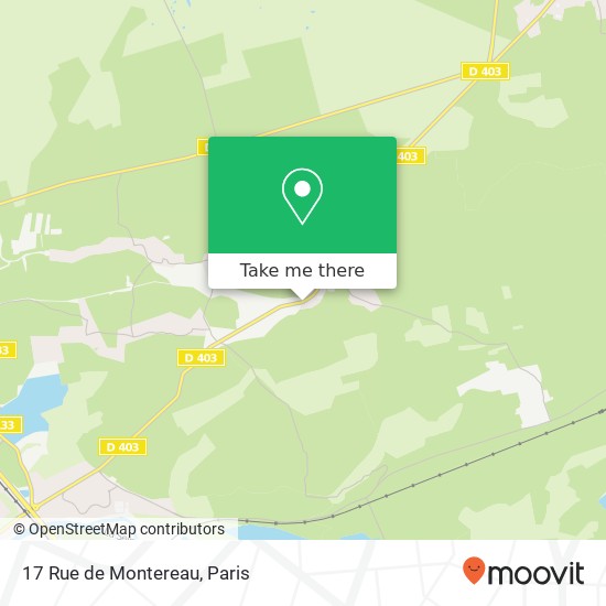 Mapa 17 Rue de Montereau