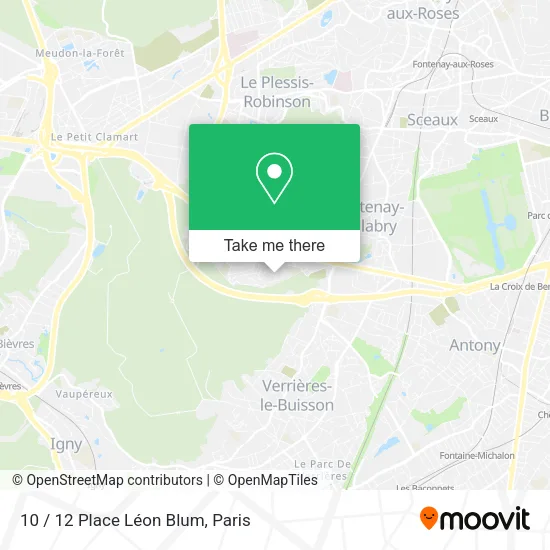 10 / 12 Place Léon Blum map