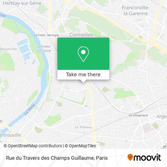 Rue du Travers des Champs Guillaume map