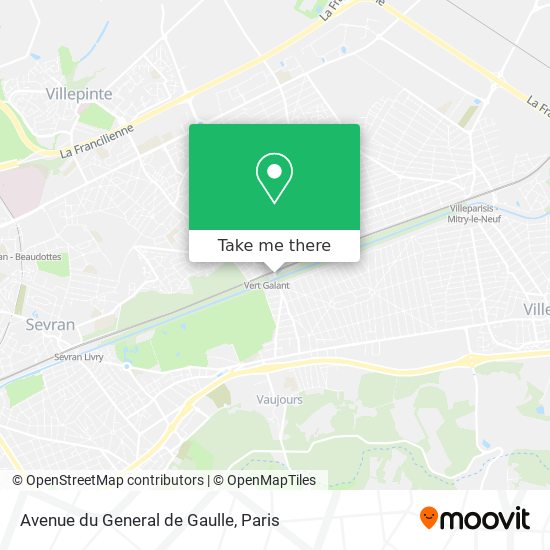 Avenue du General de Gaulle map