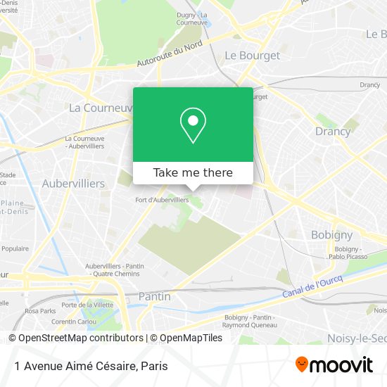 1 Avenue Aimé Césaire map