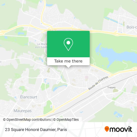 23 Square Honoré Daumier map
