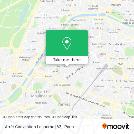 Mapa Arrêt Convention-Lecourbe [62]
