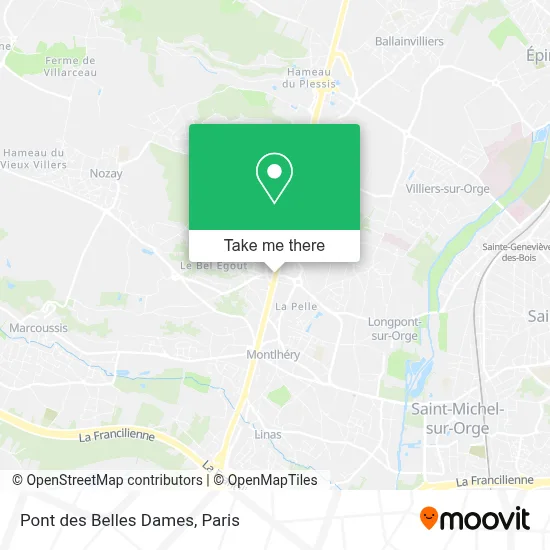 Pont des Belles Dames map