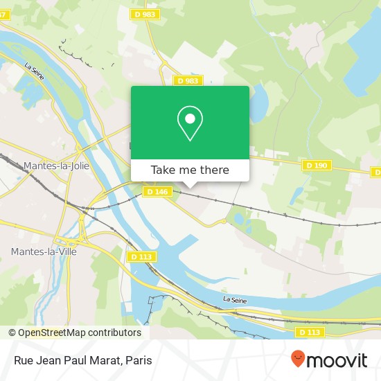 Mapa Rue Jean Paul Marat