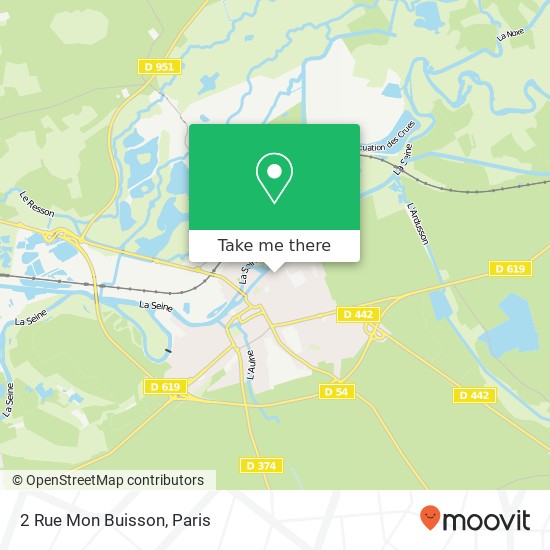 Mapa 2 Rue Mon Buisson