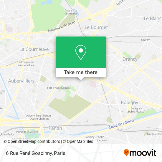Mapa 6 Rue René Goscinny
