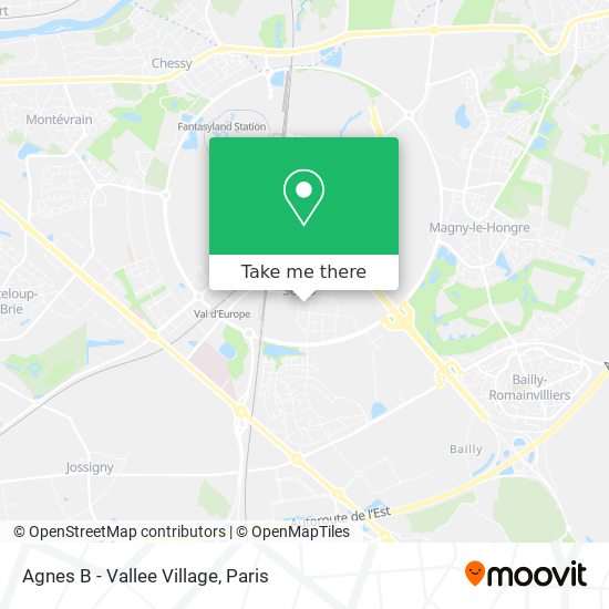 Agnes B - Vallee Village map