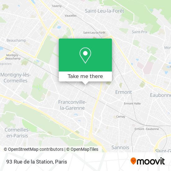 Mapa 93 Rue de la Station