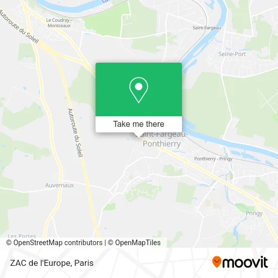 ZAC de l'Europe map