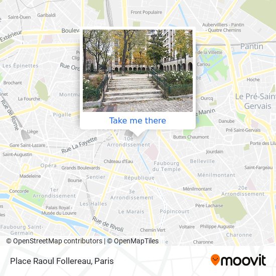 Mapa Place Raoul Follereau