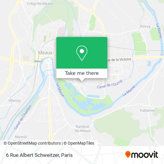 Mapa 6 Rue Albert Schweitzer