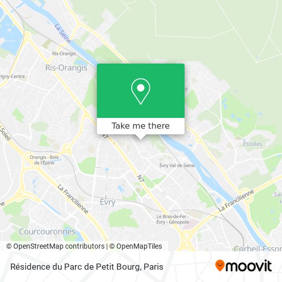 Résidence du Parc de Petit Bourg map