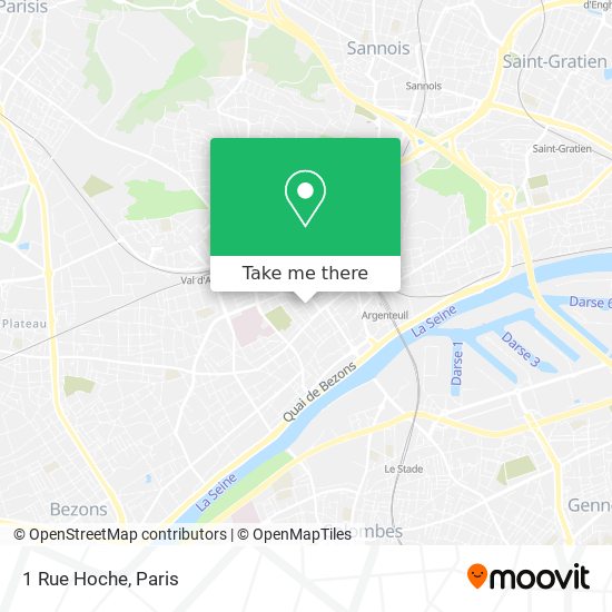 Mapa 1 Rue Hoche