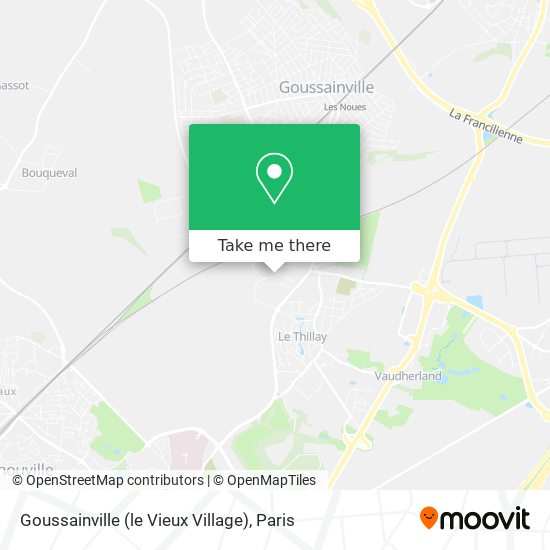 Mapa Goussainville (le Vieux Village)
