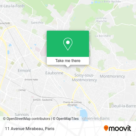 11 Avenue Mirabeau map