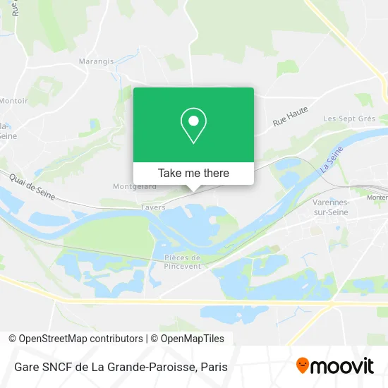 Gare SNCF de La Grande-Paroisse map