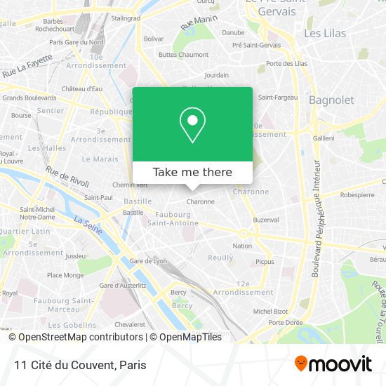 11 Cité du Couvent map