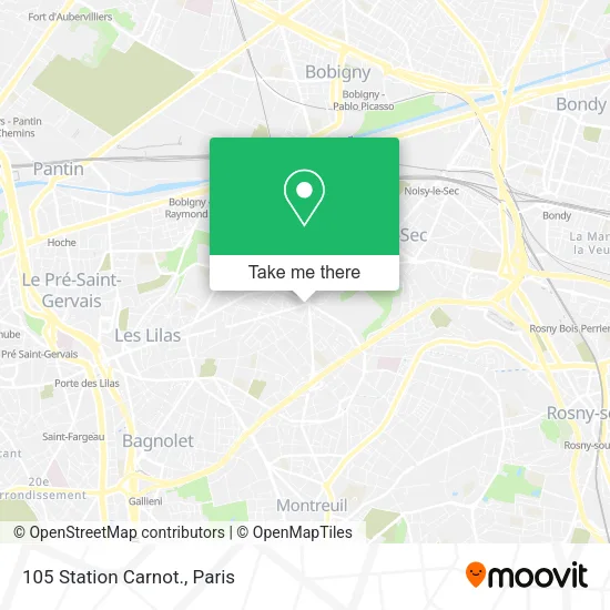 105 Station Carnot. map