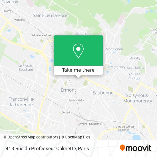Mapa 413 Rue du Professeur Calmette