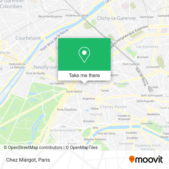 Chez Margot map