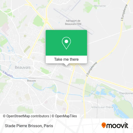 Stade Pierre Brisson map