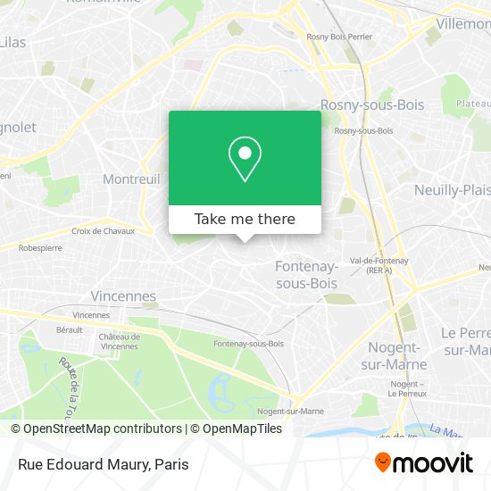 Rue Edouard Maury map