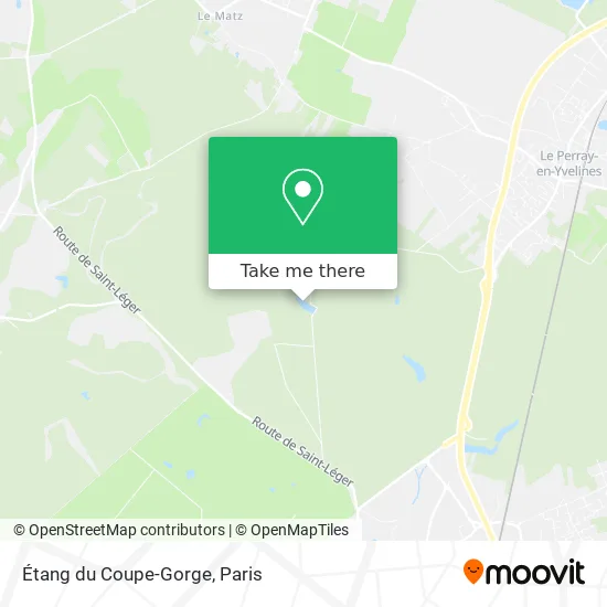 Étang du Coupe-Gorge map