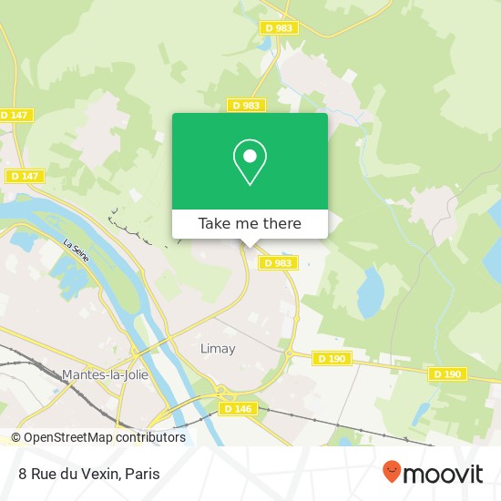 8 Rue du Vexin map