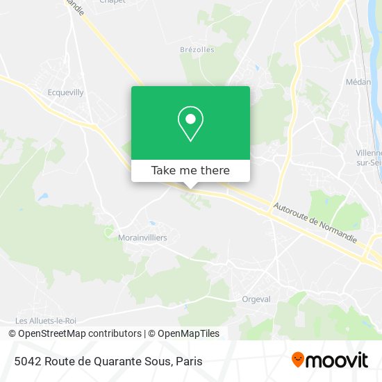 5042 Route de Quarante Sous map