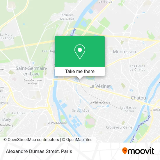 Rue Alexandre Dumas map