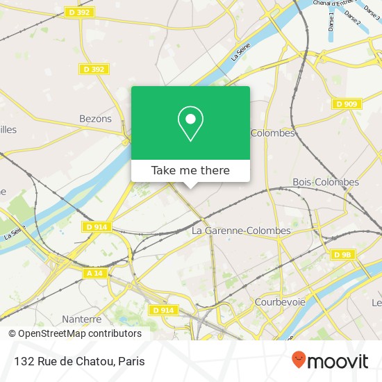 132 Rue de Chatou map