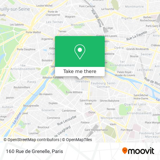 160 Rue de Grenelle map