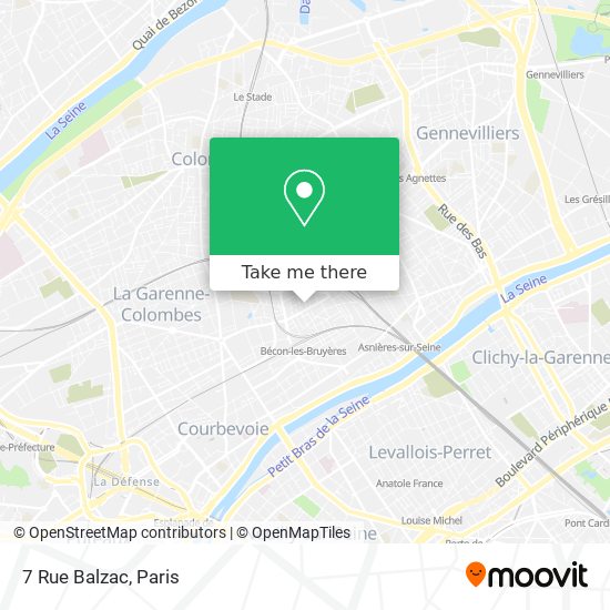 7 Rue Balzac map