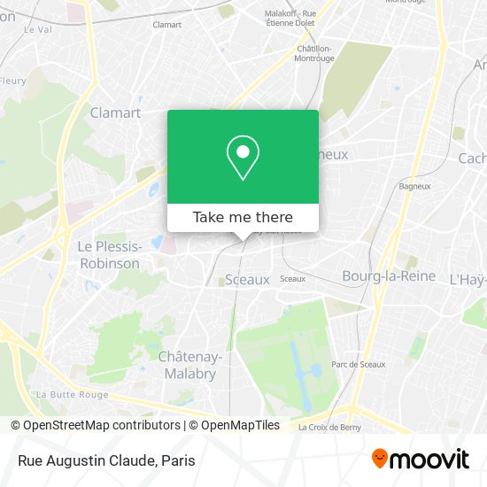 Mapa Rue Augustin Claude