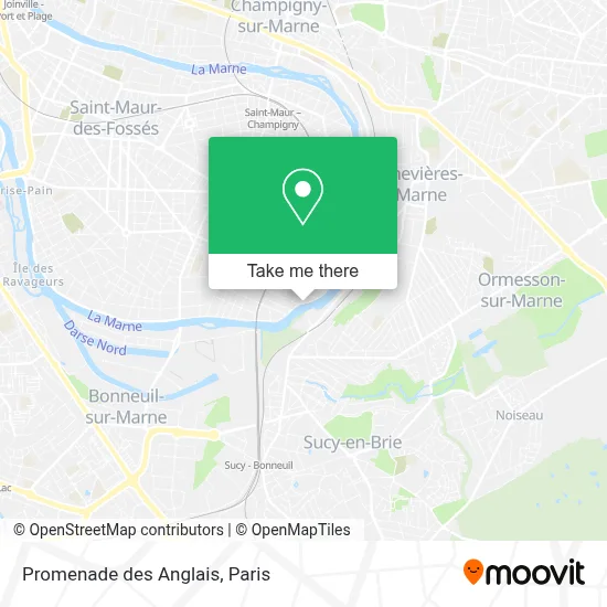 Promenade des Anglais map